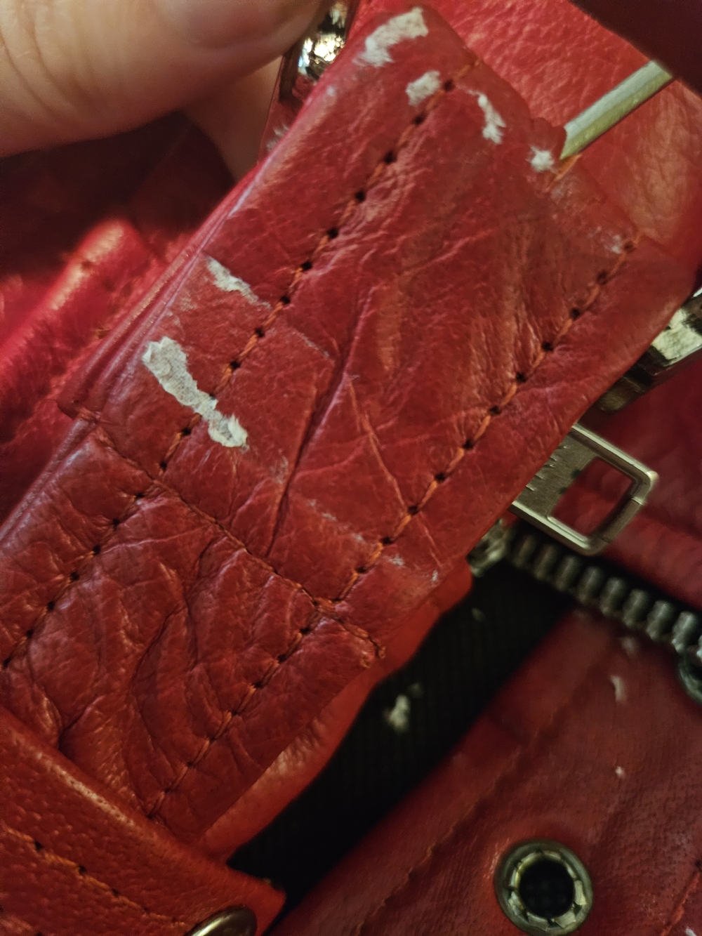 Red Leather Jacket - Picture 6 of 10